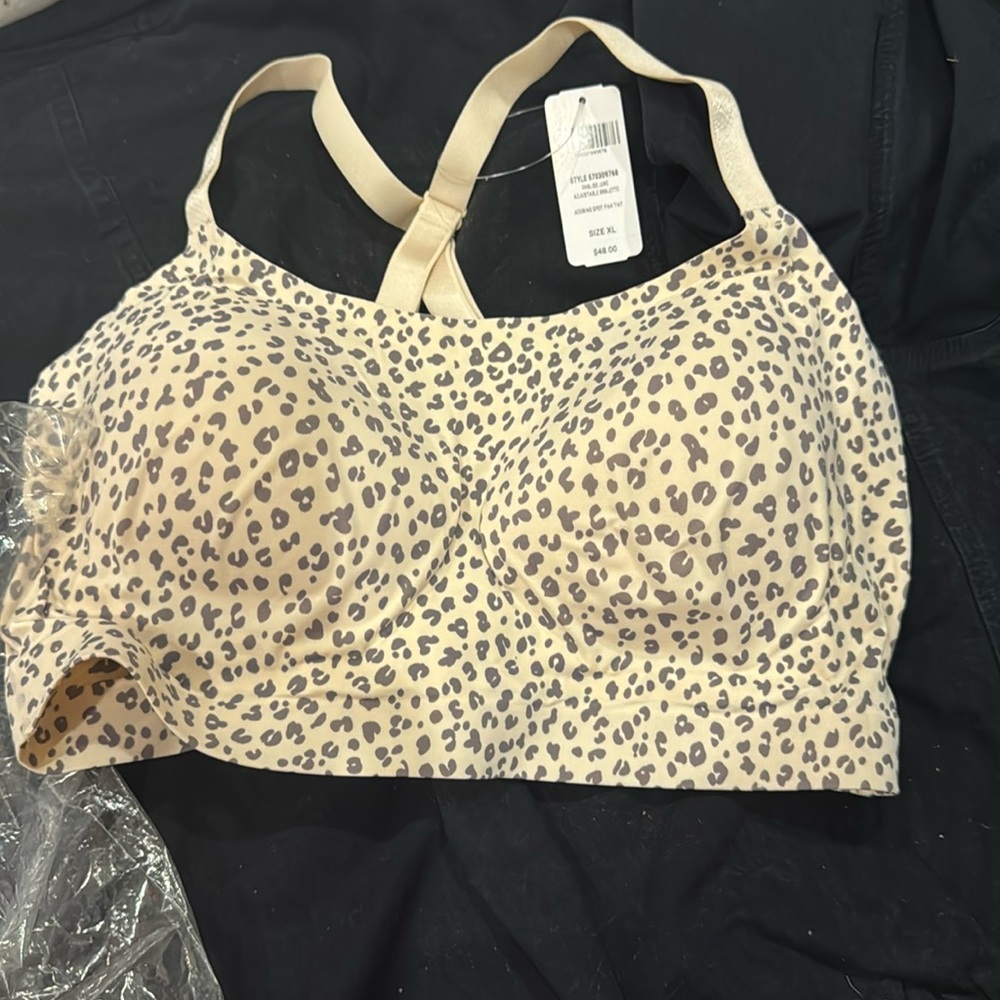 Soma no underwire leopard bra